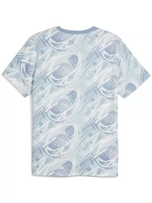 Tricou pentru bărbați PUMA POWER AOP TEE 678938-20 ALBASTRU