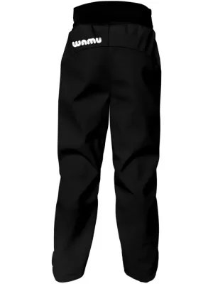 Pantaloni de softshell pentru bebeluși izolați WAMU KLASIK NEGRU
