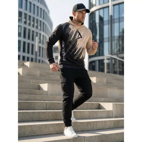  Hanorac funcțional premium pentru bărbați ALTISPORT VOJ/ALM006MI01 NEGRU MARO 