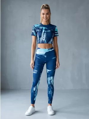 Jambiere lungi premium de damă ALTISPORT VOJ/ALW010LEG01 ALBASTRU REGAL