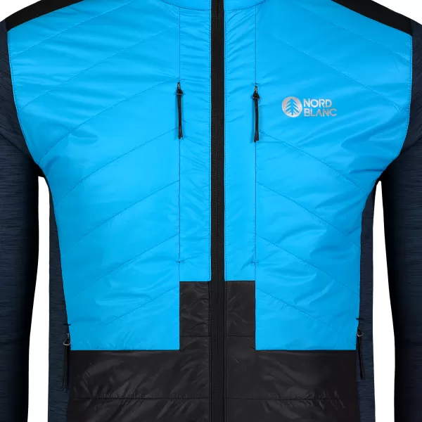  Jachetă sport pentru bărbați NORDBLANC MULTISPORT NBWJM7985 ALBASTRU REGAL 