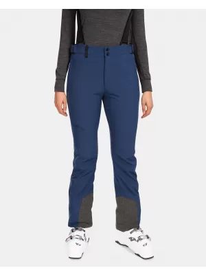 Pantaloni de schi softshell pentru femei KILPI RHEA-W UL0407KI ALBASTRU ÎNCHIS