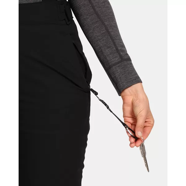  Pantaloni de schi pentru femei KILPI ELARE-W UL0406KI NEGRU 