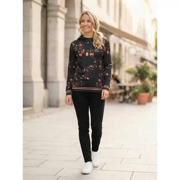  Hanorac premium pentru femei ALTISPORT VOJ/ALW024MI01 NEGRU 