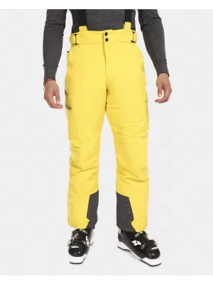Pantaloni de schi pentru bărbați KILPI MIMAS-M UM0406KI CHIHLIMBAR