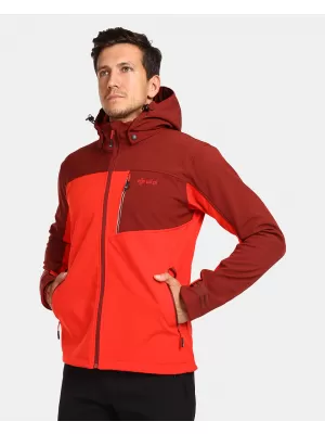 Jachetă softshell pentru bărbați KILPI RAVIO-M UM0126KI ROŞU