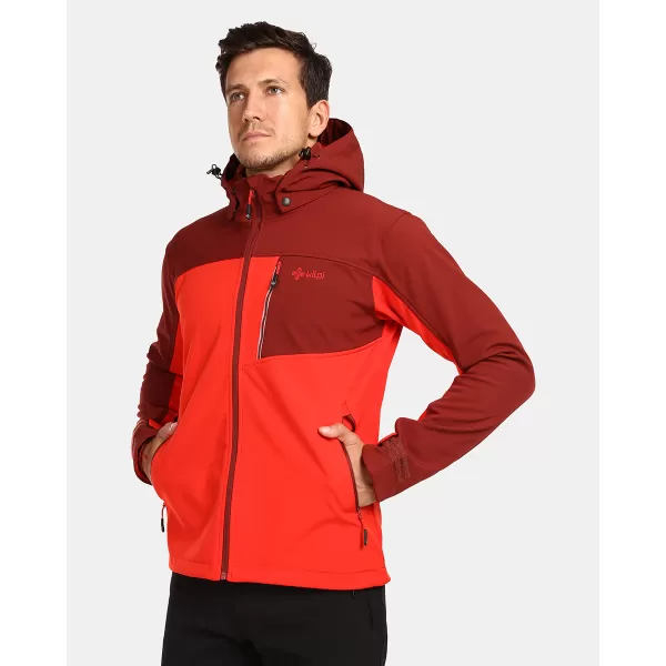  Jachetă softshell pentru bărbați KILPI RAVIO-M UM0126KI ROŞU 