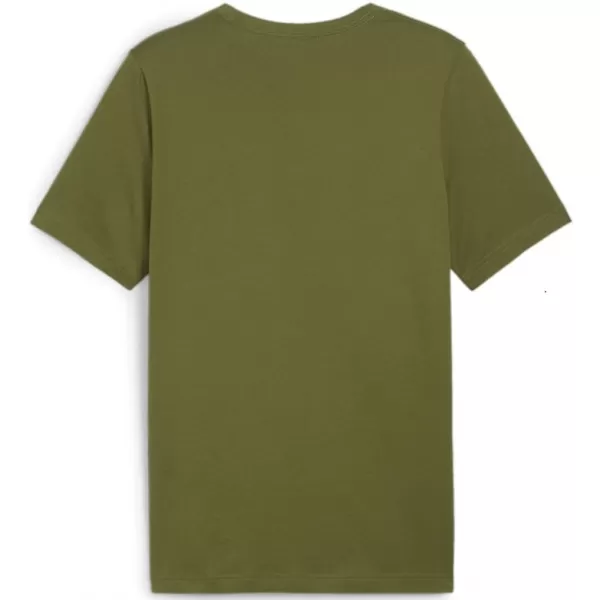  Tricou pentru bărbați PUMA ESS+ 2 COL LOGO TEE 586759-35 VERDE 