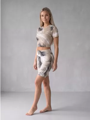 Jambiere de damă deasupra genunchiului premium ALTISPORT VOJ/ALW001LEG02 MARO