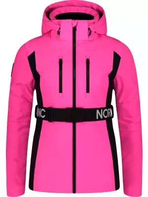 Jachetă de schi softshell pentru femei NORDBLANC APRES-SKI NBWJL7928 ROZ