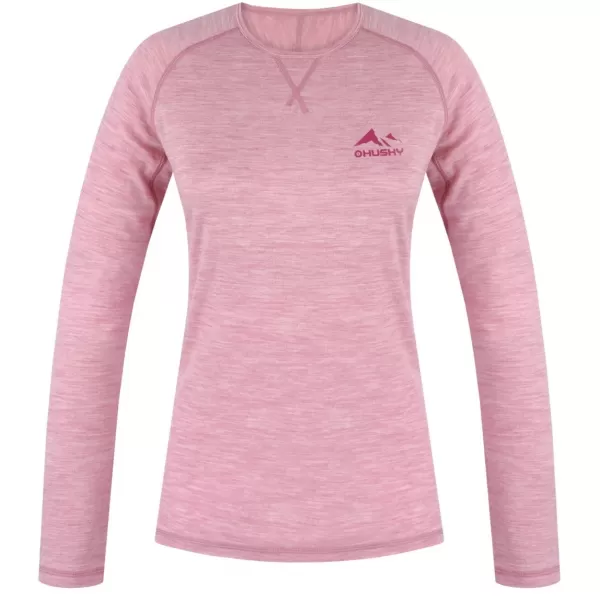  Tricou termic de damă HUSKY MEROW L ROZ DECOLORAT 