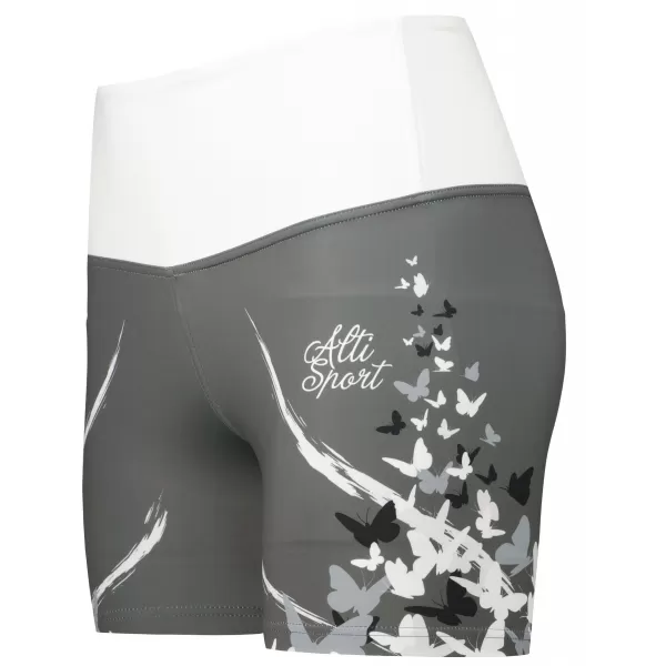  Jambiere scurte premium de damă ALTISPORT VOJ/ALW022LEG03 GRI 