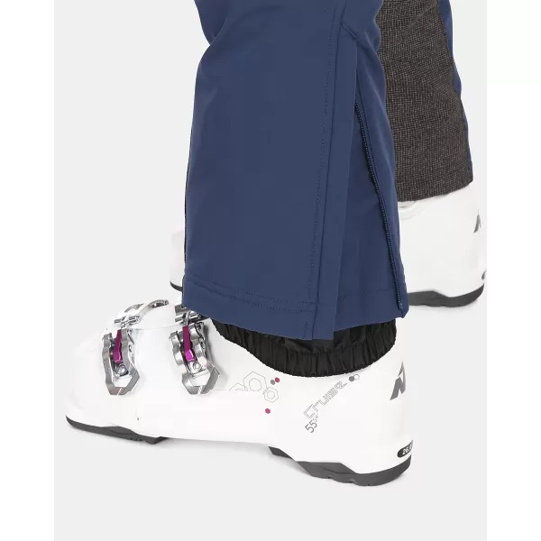  Pantaloni de schi softshell pentru femei KILPI RHEA-W UL0407KI ALBASTRU ÎNCHIS 