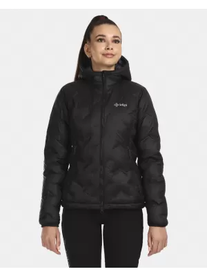 Jachetă de puf de damă KILPI ALBERTA-W UL0134KI NEGRU