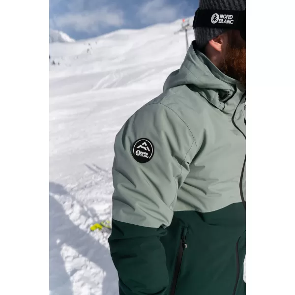  Jachetă de schi pentru bărbați NORDBLANC START NBWJM7925 VERDE 