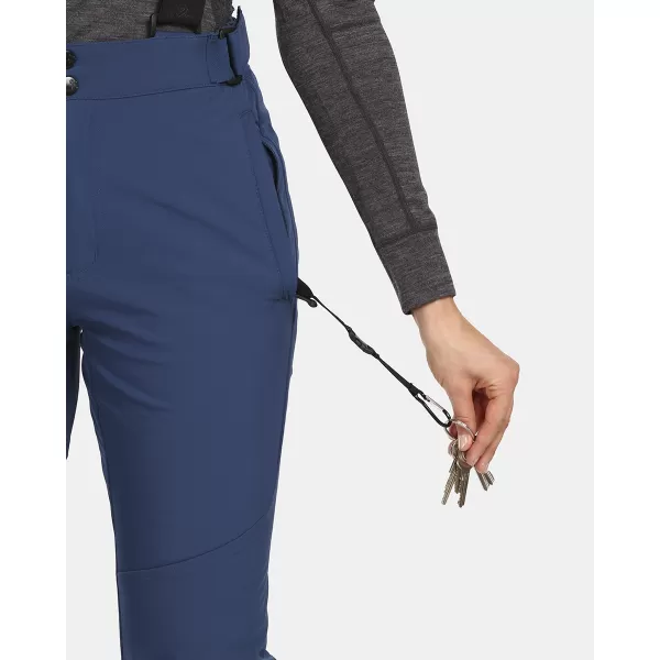  Pantaloni de schi softshell pentru femei KILPI RHEA-W UL0407KI ALBASTRU ÎNCHIS 