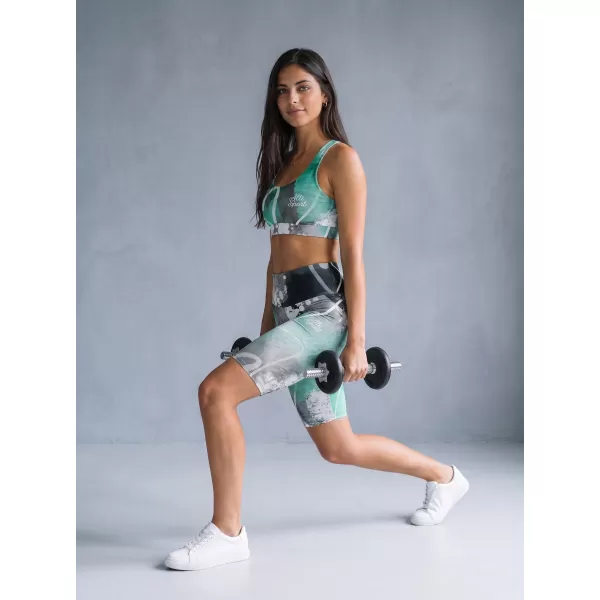  Sutien sport premium pentru femei ALTISPORT VOJ/ALW017POD01 TURCOAZ 