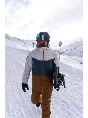 Jachetă de schi pentru bărbați NORDBLANC NIVAL NBWJM7923 ALBASTRU