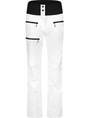 Pantaloni de schi pentru femei NORDBLANC ICECUBE NBWP7938 ALB