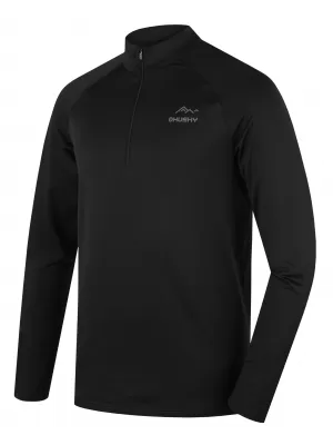 Cămașă termică pentru bărbați HUSKY TROMI ZIP M NEGRU