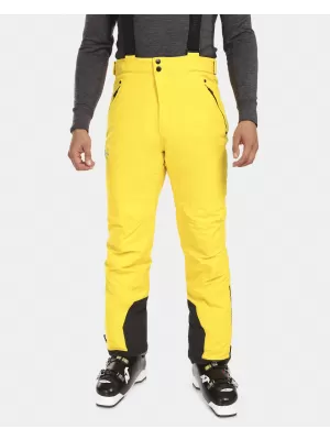 Pantaloni de schi pentru bărbați KILPI METHONE-M UM0405KI CHIHLIMBAR