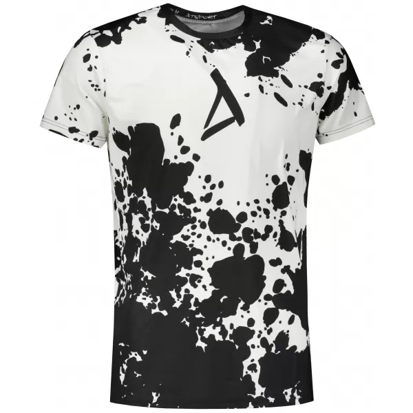  Tricou funcțional premium plus pentru bărbați ALTISPORT VOJ/ALM012TR02 ALB-NEGRU 
