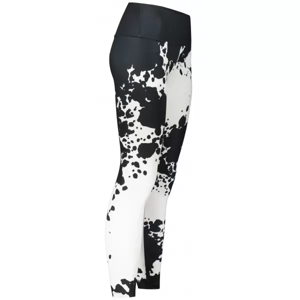  Jambiere lungi premium de damă ALTISPORT VOJ/ALW012LEG01 ALB NEGRU 