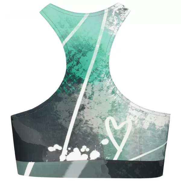  Sutien sport premium pentru femei ALTISPORT VOJ/ALW017POD01 TURCOAZ 
