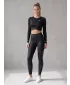 Jambiere lungi premium de damă ALTISPORT VOJ/ALW021LEG01 NEGRU