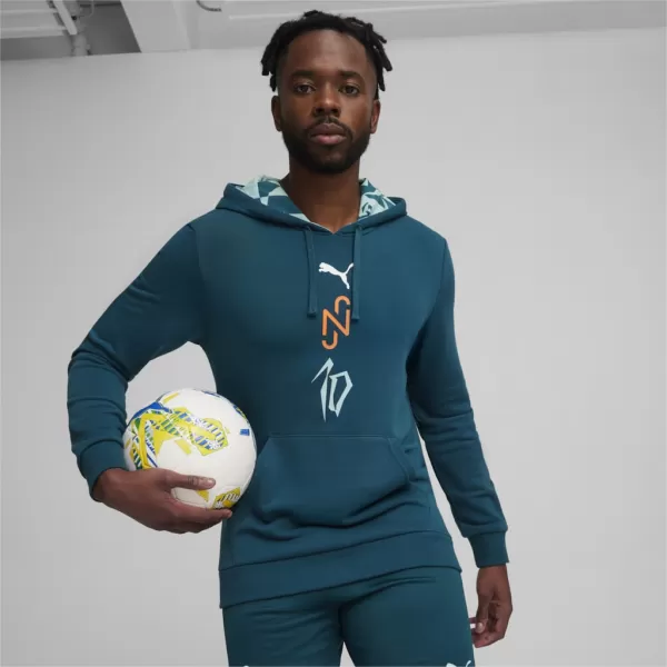  Hanorac pentru bărbați PUMA NJR CREATIVITY LOGO HOODY 658955-13 ALBASTRU 