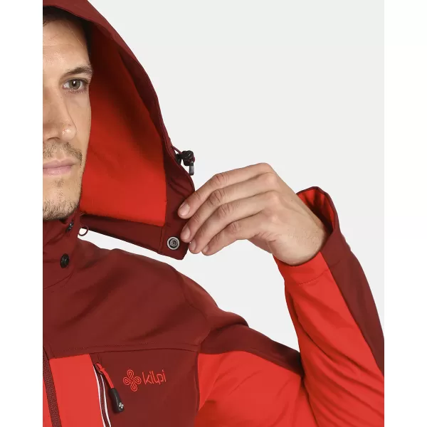  Jachetă softshell pentru bărbați KILPI RAVIO-M UM0126KI ROŞU 