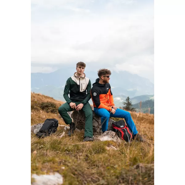  Pantaloni de exterior impermeabili pentru bărbați NORDBLANC ZESTILY NBFPM7960 VERDE ÎNCHIS 