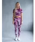 Jambiere lungi premium de damă ALTISPORT VOJ/ALW001LEG01 FUCSIE
