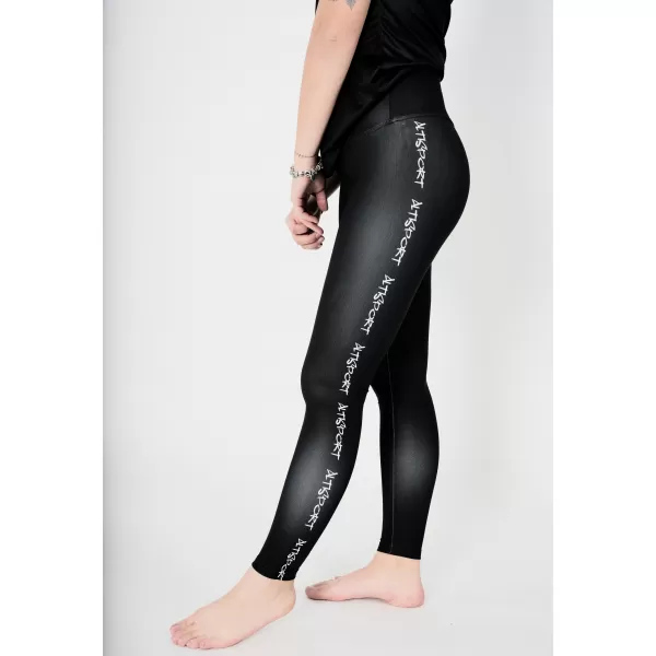  Jambiere lungi premium de damă ALTISPORT VOJ/ALW021LEG01 NEGRU 