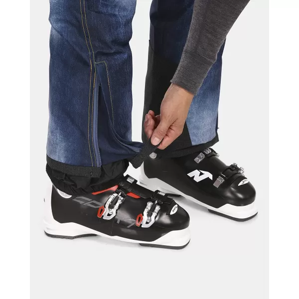  Pantaloni de schi pentru bărbați KILPI DENIMO-M UM0407KI ALBASTRU ÎNCHIS 