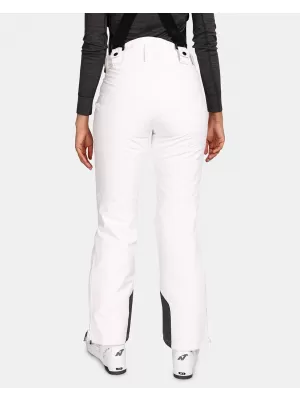 Pantaloni de schi pentru femei KILPI ELARE-W UL0406KI ALB