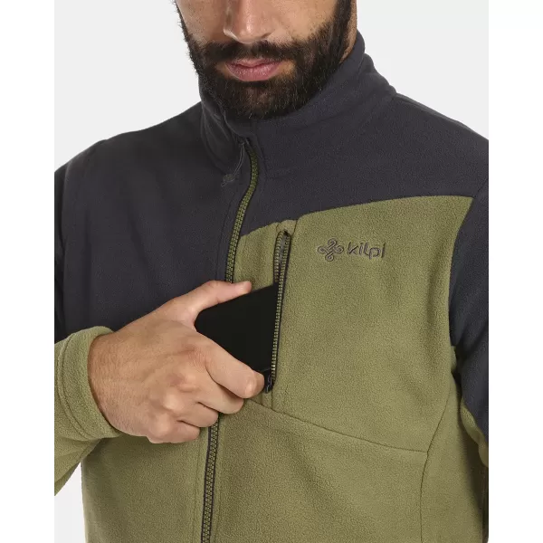  Hanorac pentru bărbați din fleece KILPI GLANDER-M UM0210KI VERDE 