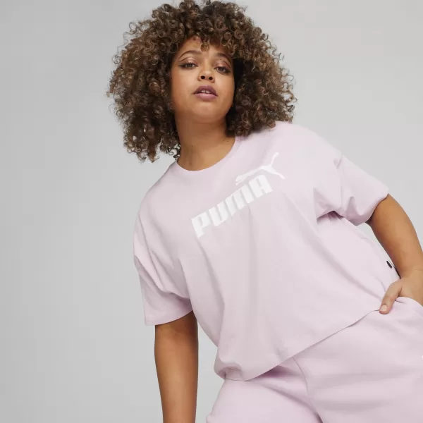  Tricou pentru femei PUMA ESS CROPPED LOGO TEE 586866-60 VIOLET 