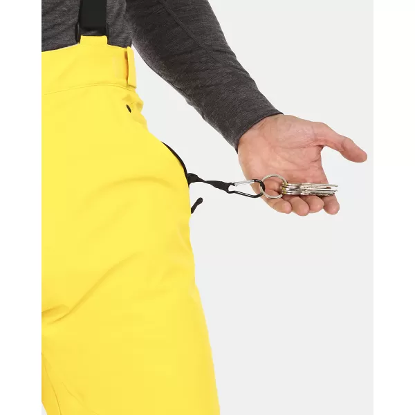  Pantaloni de schi pentru bărbați KILPI METHONE-M UM0405KI CHIHLIMBAR 