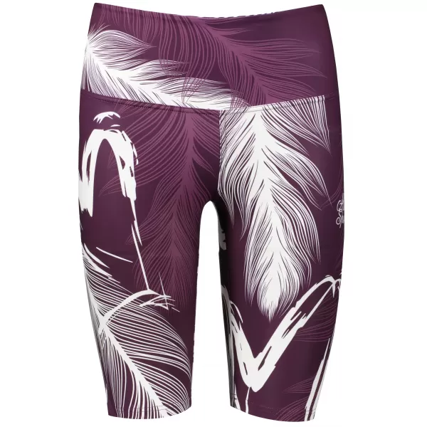  Jambiere de damă deasupra genunchiului premium ALTISPORT VOJ/ALW001LEG02 VIOLET/ALB 