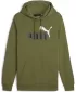 Hanorac pentru bărbați PUMA ESS+ 2 COL BIG LOGO HOODIE 586765-35 VERDE