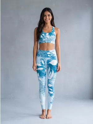 Sutien sport premium pentru femei ALTISPORT VOJ/ALW020POD01 ALBASTRU