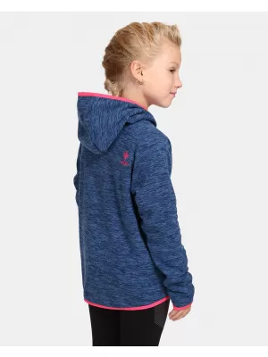Hanorac fleece pentru fetiță KILPI FLOND-JG UJ0253KI ALBASTRU ÎNCHIS