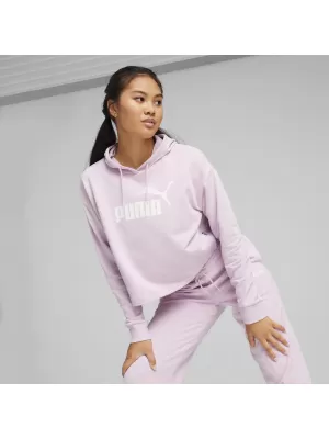 Hanorac de dama PUMA ESS CROPPED LOGO HOODIE TR 586870-60 ROZ
