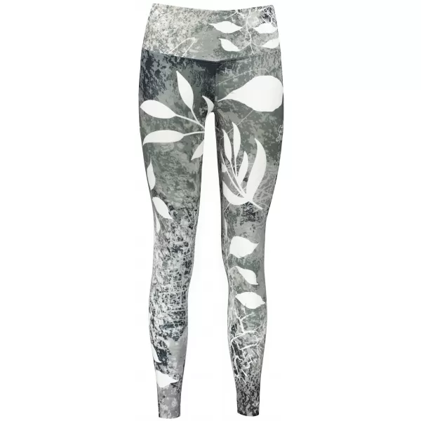  Jambiere lungi premium de damă ALTISPORT VOJ/ALW020LEG01 ALB-NEGRU 