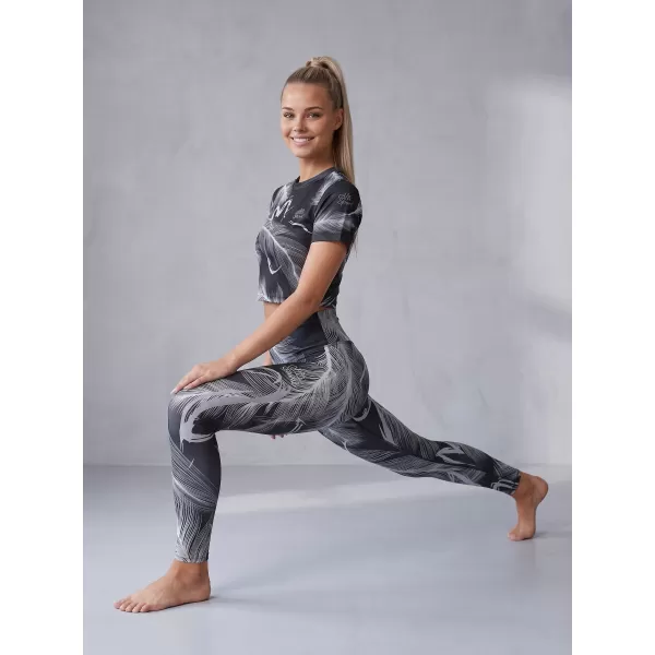  Jambiere lungi premium de damă ALTISPORT VOJ/ALW001LEG01 GRI INCHIS 