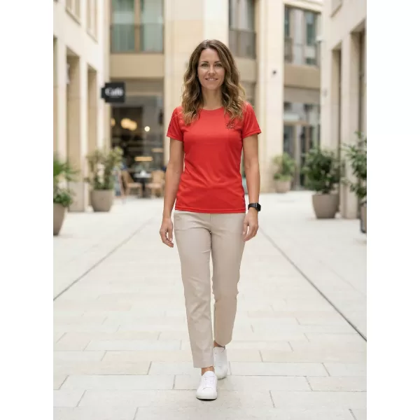  Tricou funcțional premium pentru femei ALTISPORT VOJ/ALW000TR01 ROȘU 