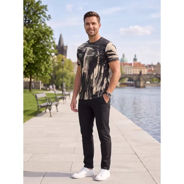  Tricou funcțional premium pentru bărbați ALTISPORT VOJ/ALM010TR01 NEGRU MARO 