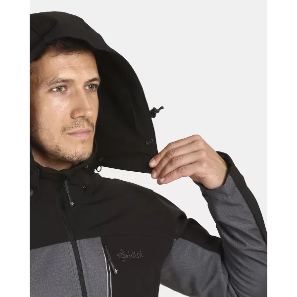  Jachetă softshell pentru bărbați KILPI RAVIO-M UM0126KI GRI ÎNCHIS 