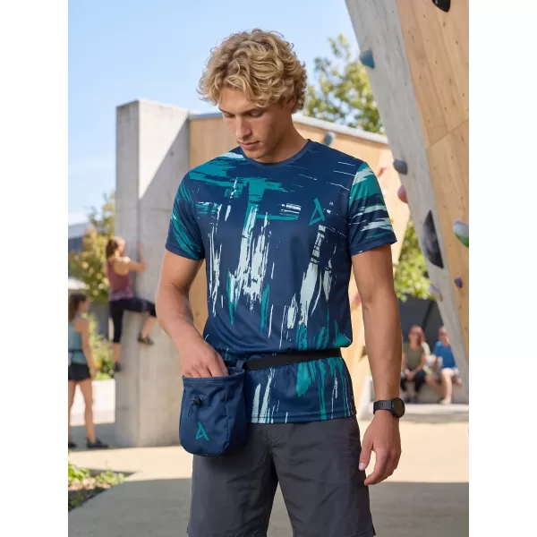  Tricou funcțional premium pentru bărbați ALTISPORT VOJ/ALM010TR01 ALBASTRU/SMARALD 